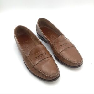 Cole Haan Brown Leather Penny Loafers